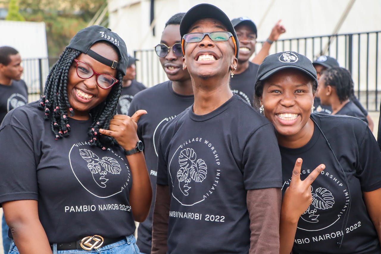 The Pambio Nairobi community celebrating together.